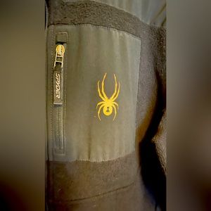 SPYDER FULL ZIP, men's, black, great condition! Size XXL